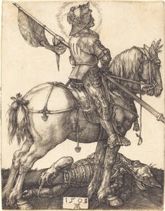 San Jorge a Caballo de Albrecht Dürer